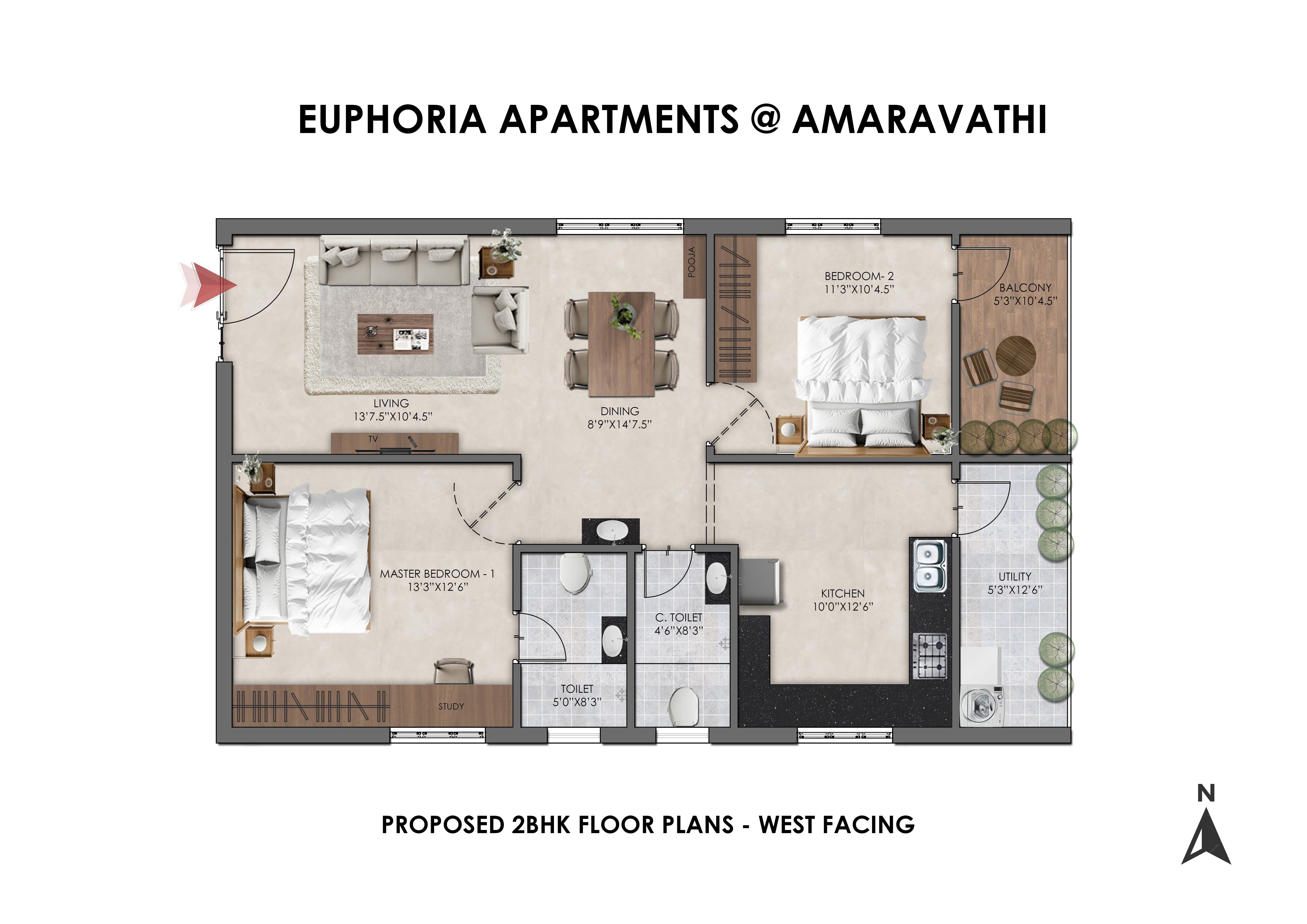 3 bhk flats in amaravati